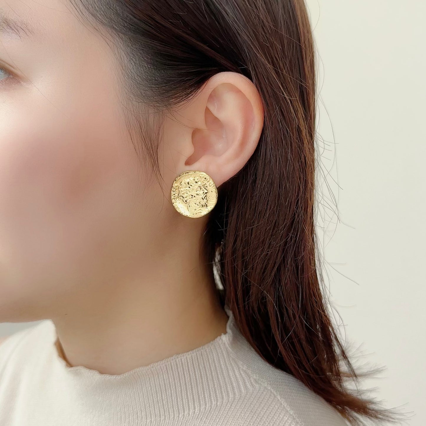 Coin Earring 【Gold】