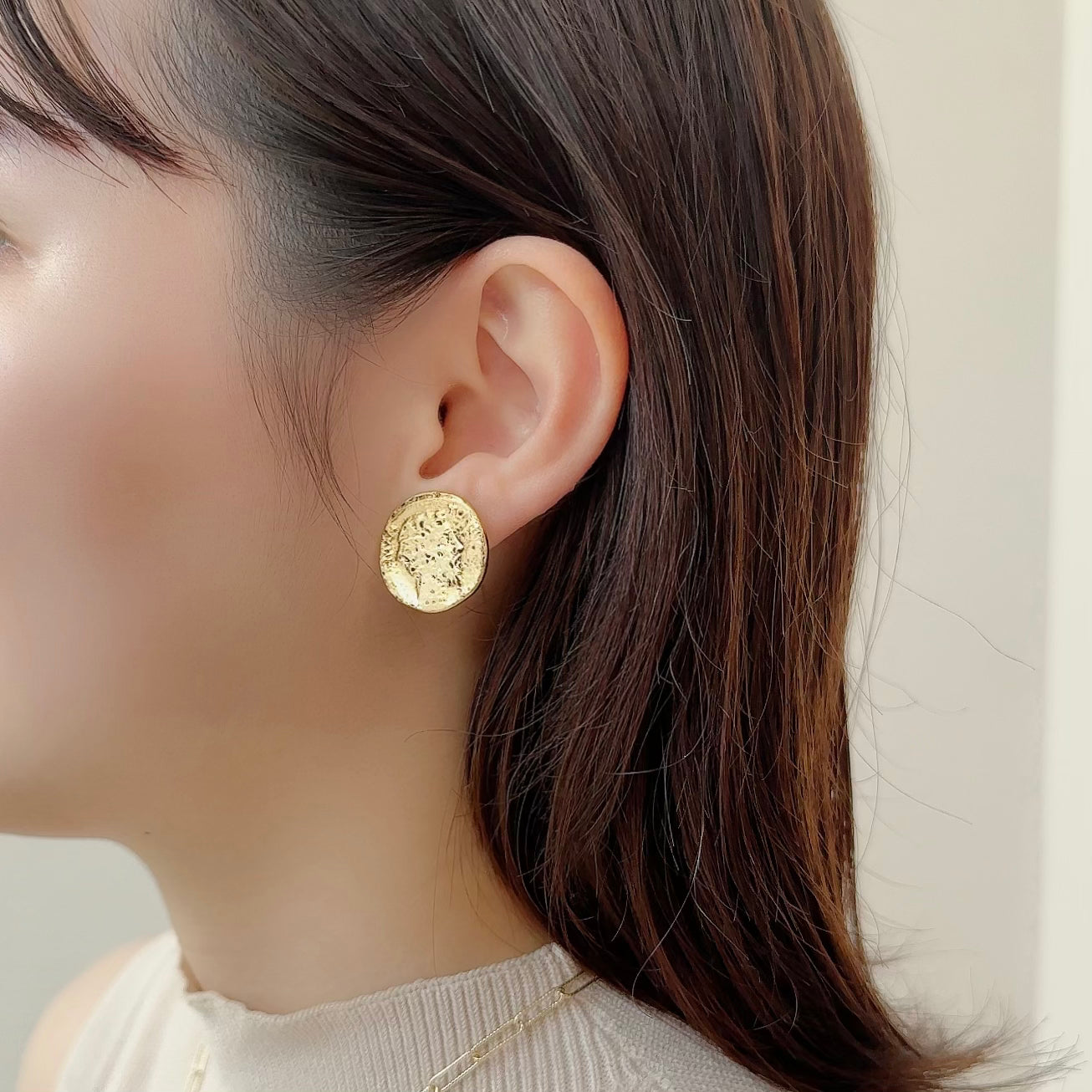 Coin Earring 【Gold】