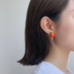 Italian Stone Triple-charm Earring