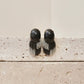 Italian Stone Fringe Earring【Black】