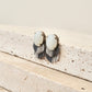 Italian Stone Fringe Earring【White】