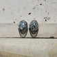 Italian Stone Chain Earring 【Black】
