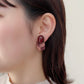 Italian Stone Fringe Earring【Brown】