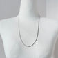 Bicolor Necklace -SHORT- 【White & Gray】