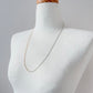 Bicolor Necklace -SHORT- 【White & Gold 】